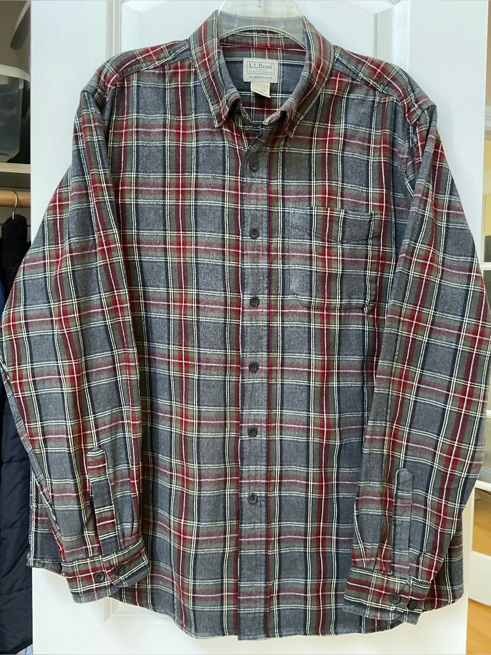 L.L.Bean Men's Scotch Plaid Flannel Shirt